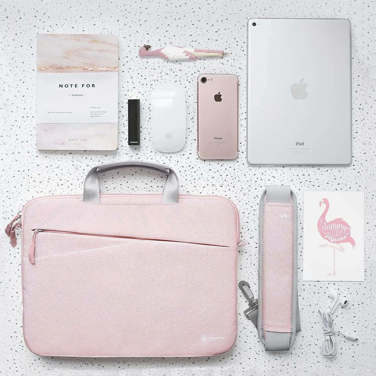 Túi Xách Tomtoc (USA) Messenger Bags Macbook 13″ Pink