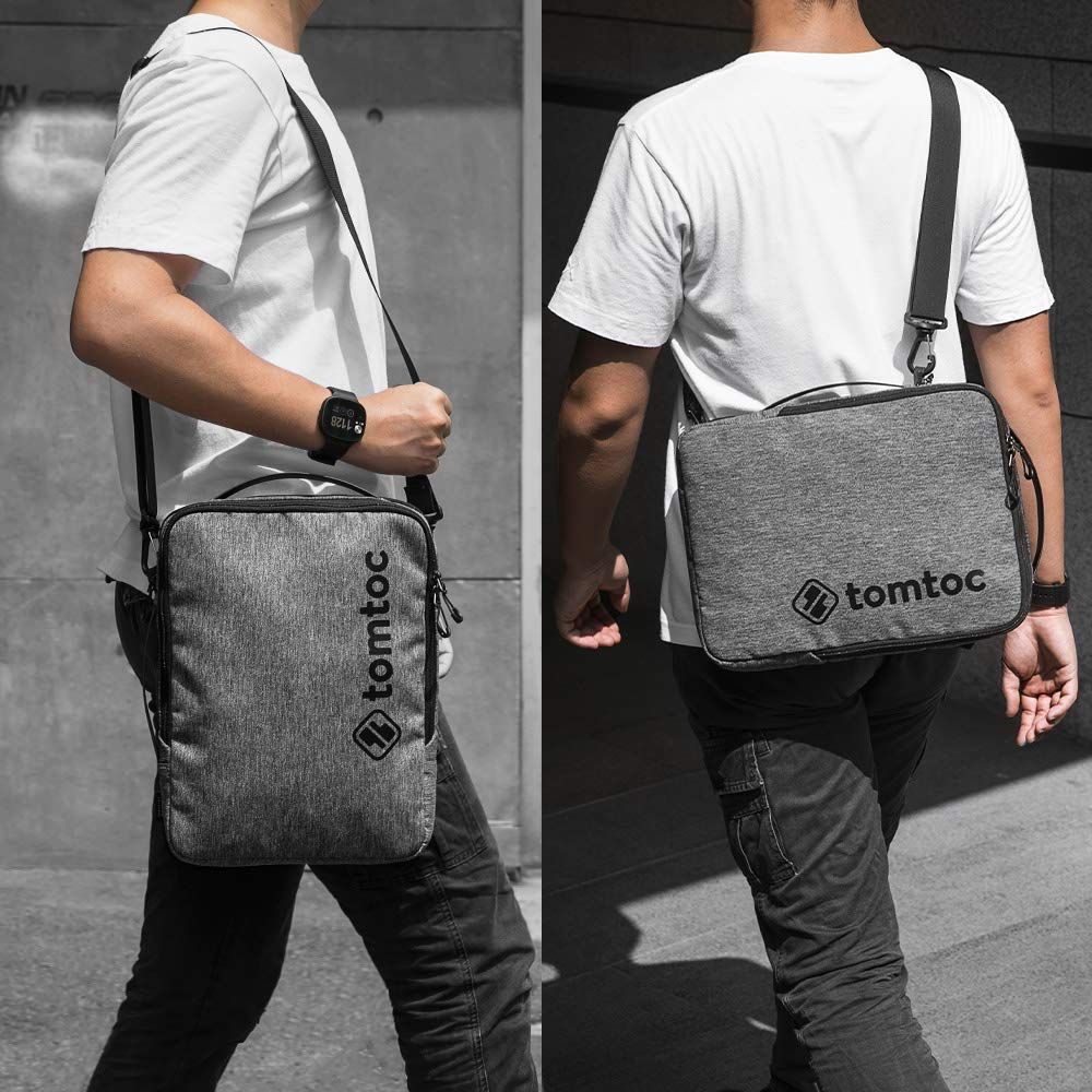 Túi Đeo Chéo Tomtoc (USA) Urban Shoulder Bags For Untrabook 13″ Gray_H14