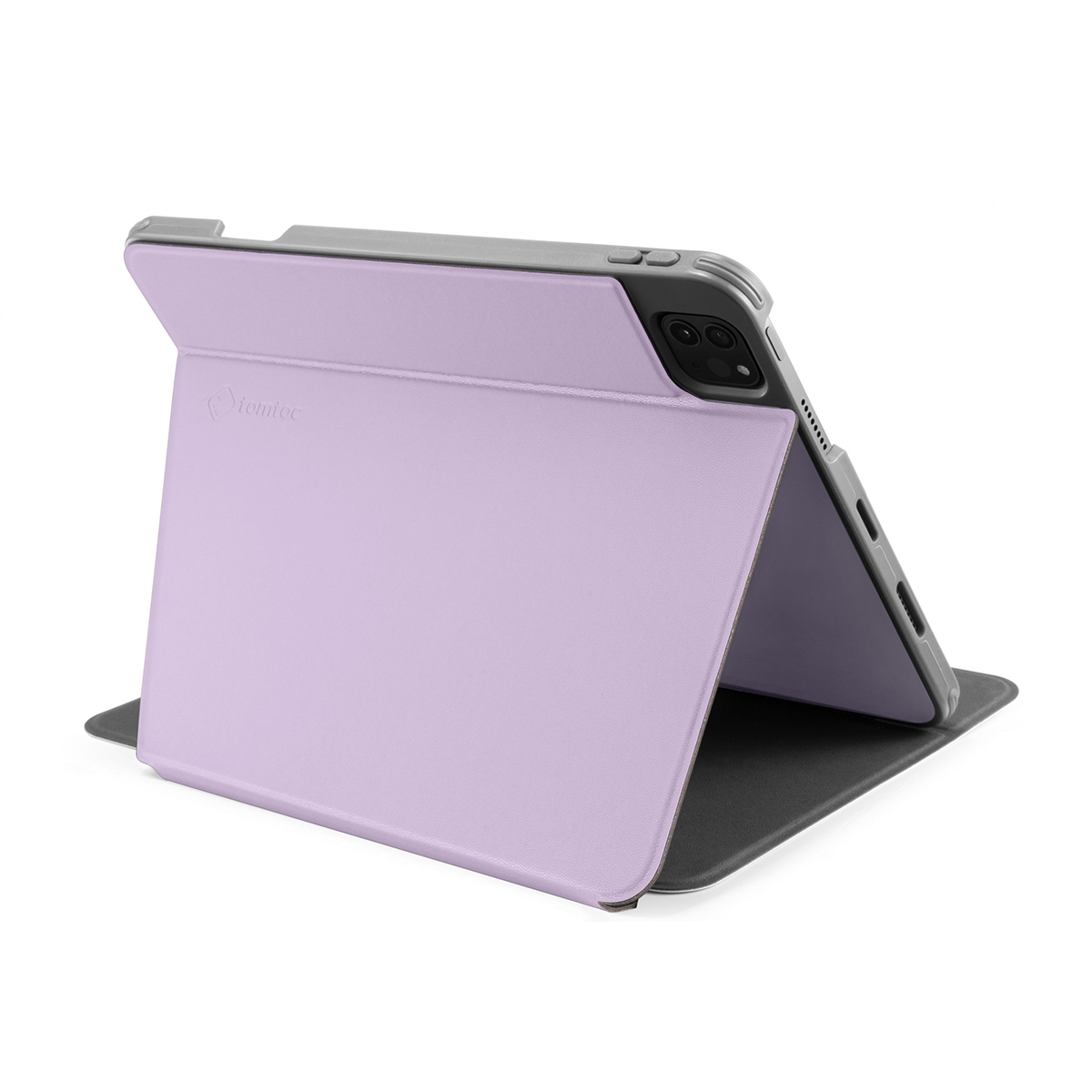BAO DA TOMTOC HỖ TRỢ SẠC KHÔNG DÂY APPLE PENCIL FOR IPAD PRO 11-INCH M1 2021 VIOLET B02-007V01