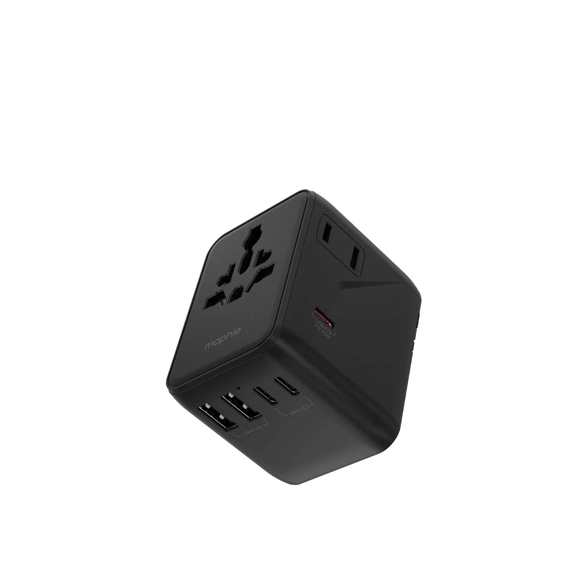 Sạc du lịch chuyển đổi chân cắm mophie Essentials PD 70W 3C2A GaN