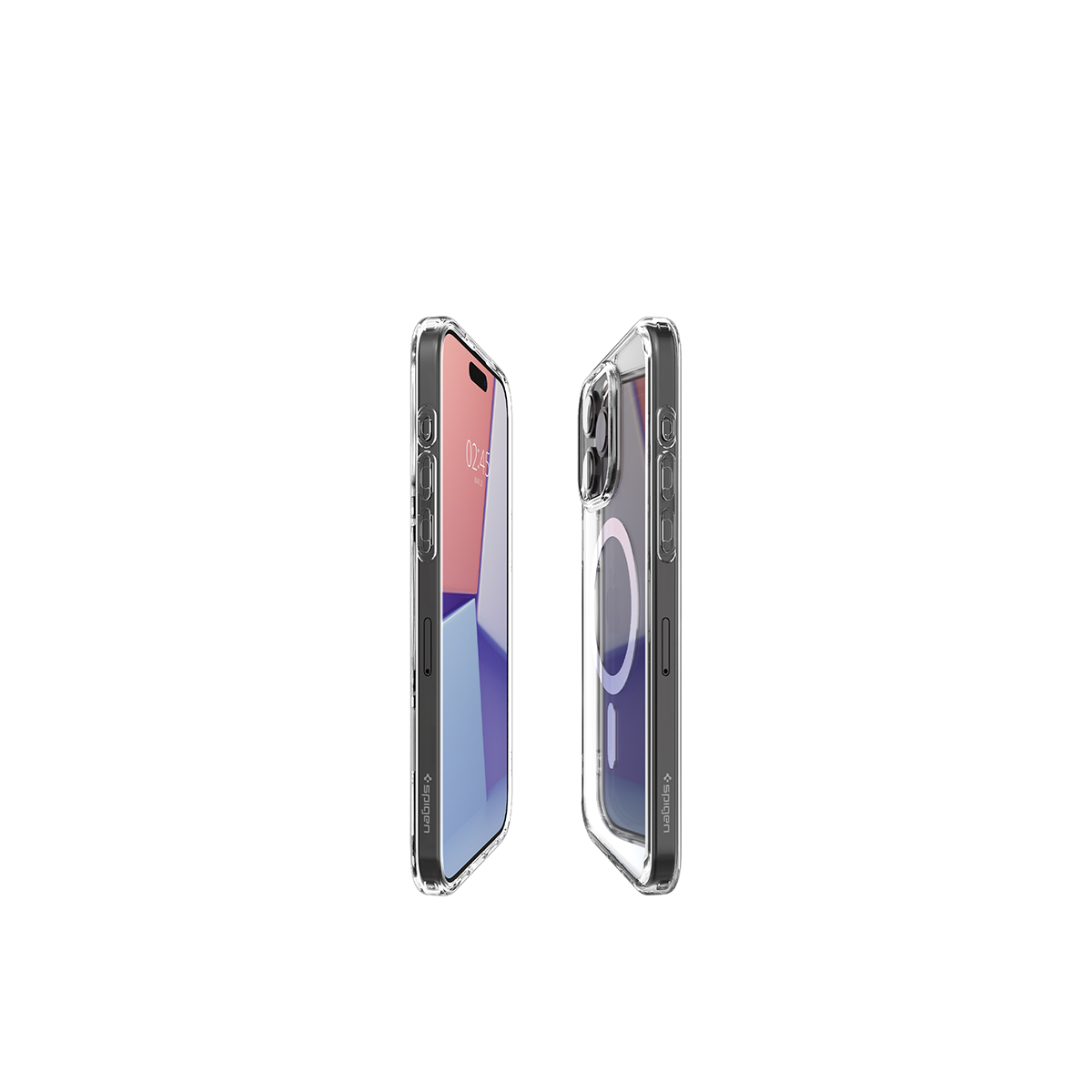 ỐP LƯNG IPHONE 15 PRO MAX SPIGEN CRYSTAL HYBRID MAGFIT WHITE