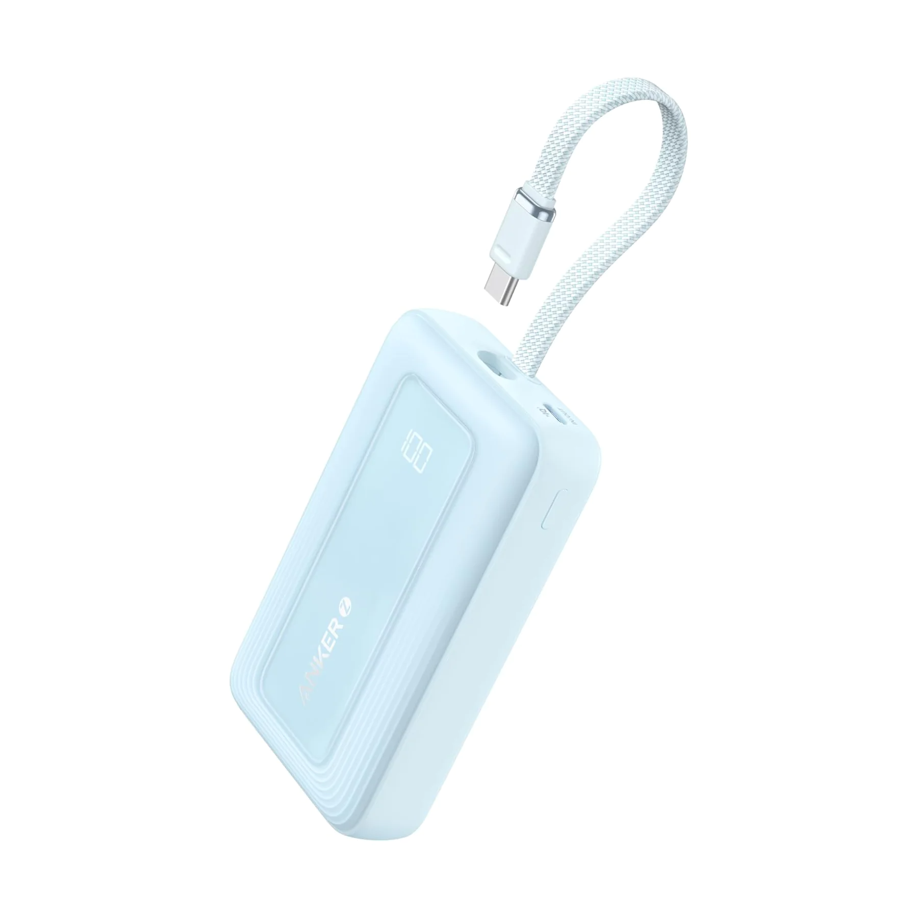 Pin Dự Phòng Anker Zolo 30W 10000mAh A1688 Tích Hợp Cáp Type C