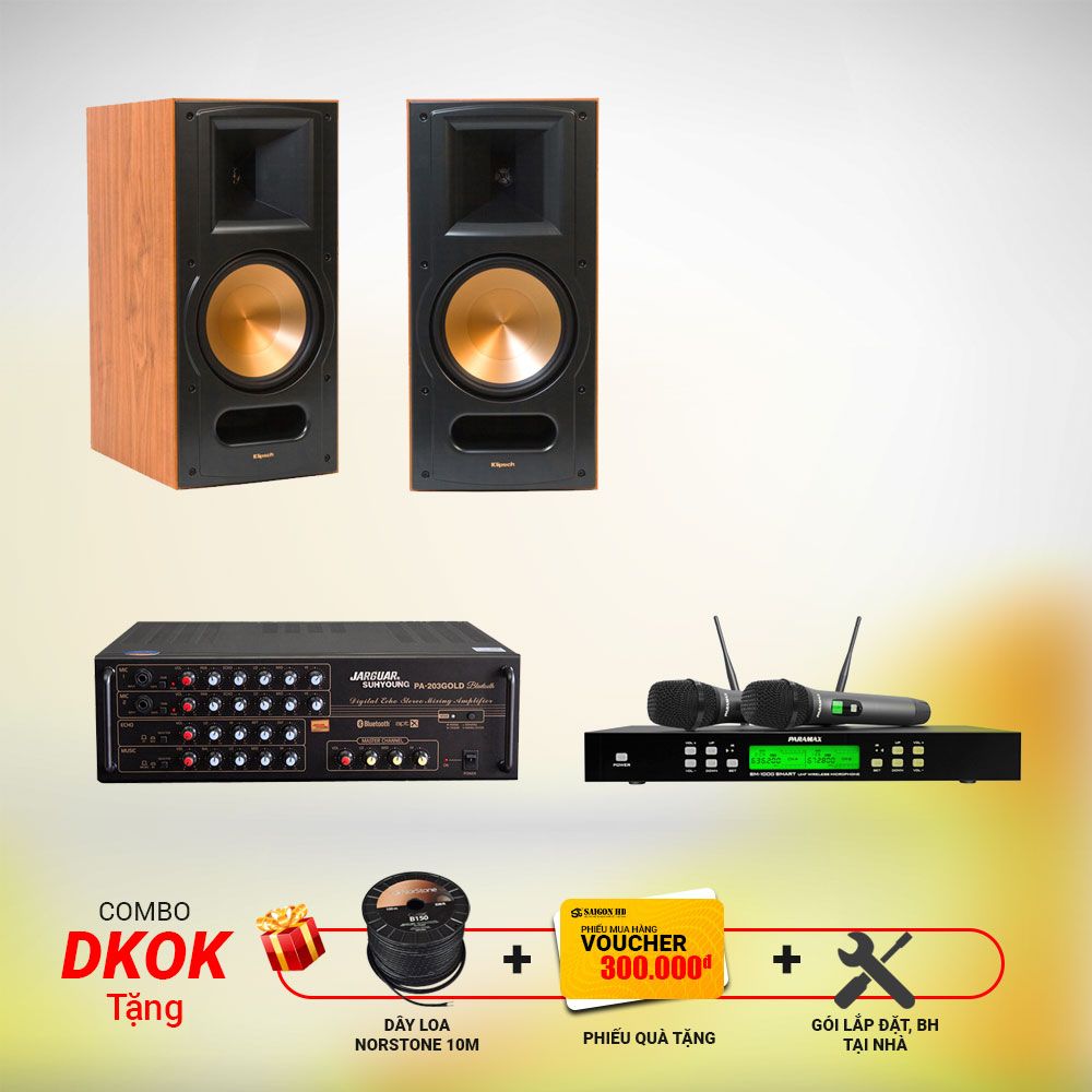  Jarguar Suhyoung Pa 203 Gold Bluetooth - Klipsch PB81 II - Paramax - SM - 1000 Smart 