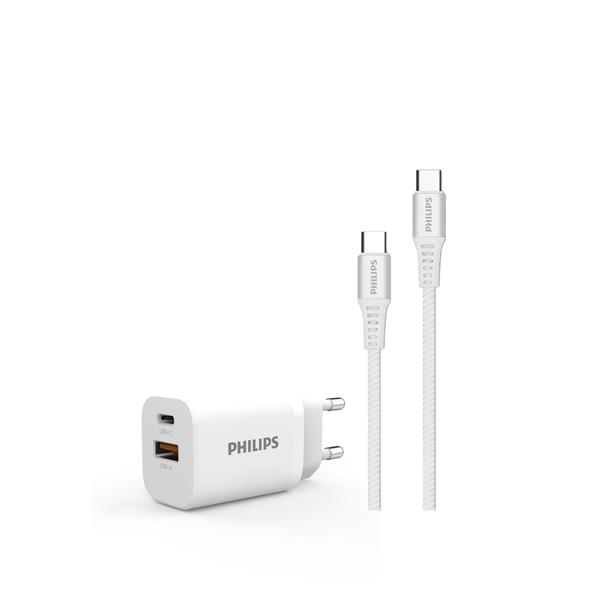 Combo Đầu Sạc Và Dây Sạc Philips C To C