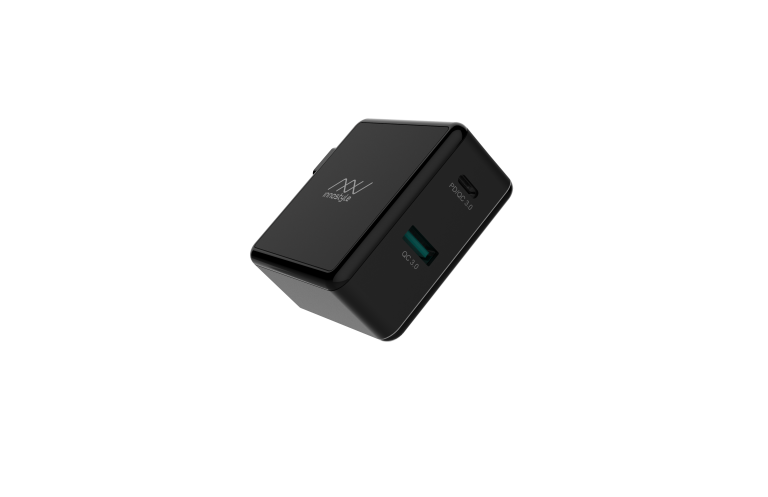 Sạc Nhanh Innostyle Gomax Pd 49.5w (1*Usb-C PD & 1*Usb A QC3.0 18w ) Black