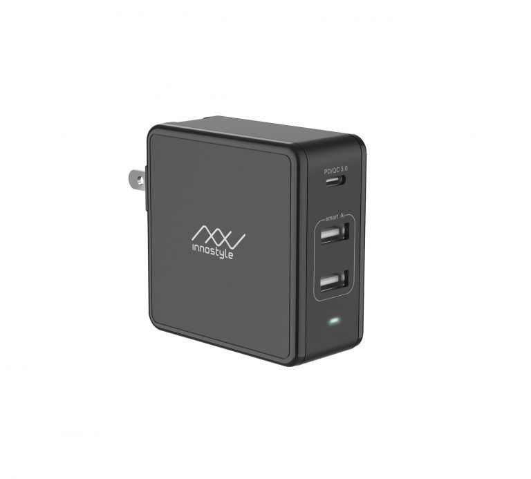 Sạc Đa Cổng Macbook Innostyle Gomax Plus 73w (Usb-C PD 61W + 2*Usb A Smart AI)