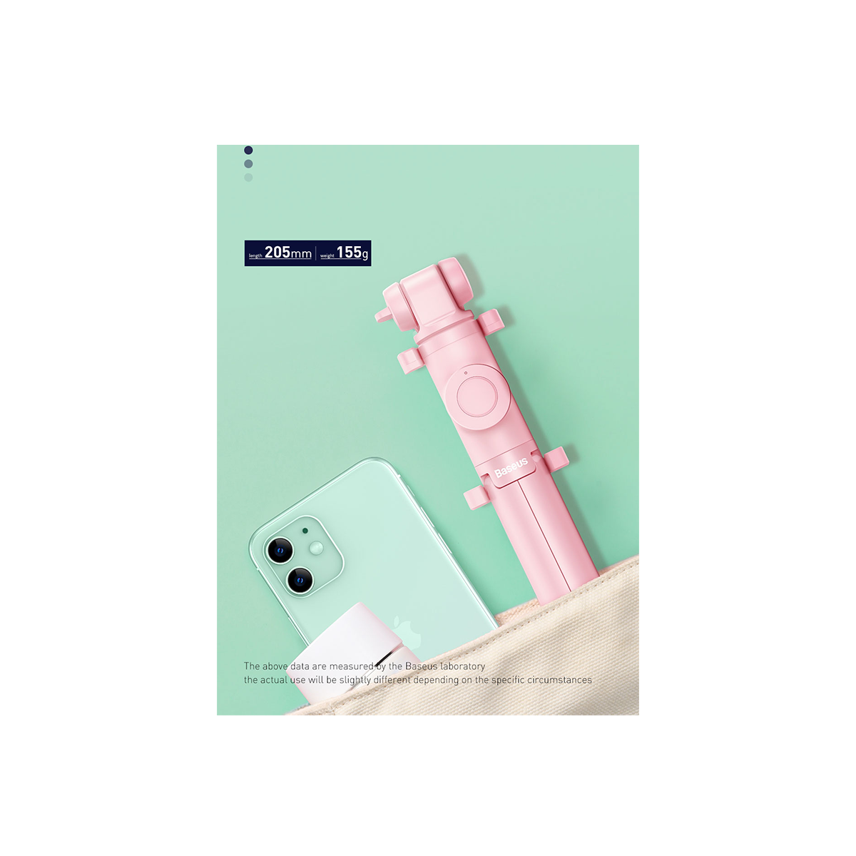 Gậy tự sướng tích hợp Tripod chân xếp gọn Baseus Lovely ( Bluetooth Remote Camera Control , Folding Bracket Livestream/ Selfie Stick)