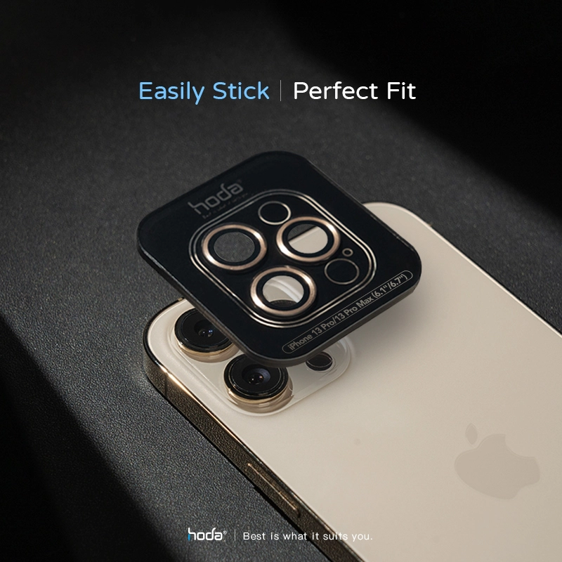 Miếng dán bảo vệ camera HODA Sapphire cho iPhone 13 Pro và 13 Pro Max