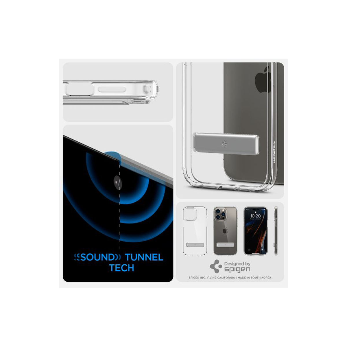 ỐP LƯNG IPHONE 14 PRO/14 PROMAX SPIGEN ULTRA HYBRID S CRYSTAL CLEAR