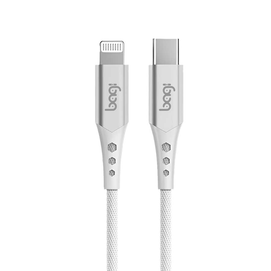 Combo Đầu Sạc BAGI 30W 2 cổng 1C1A + Cáp Sạc C-Lightning bọc nylon 1.2m