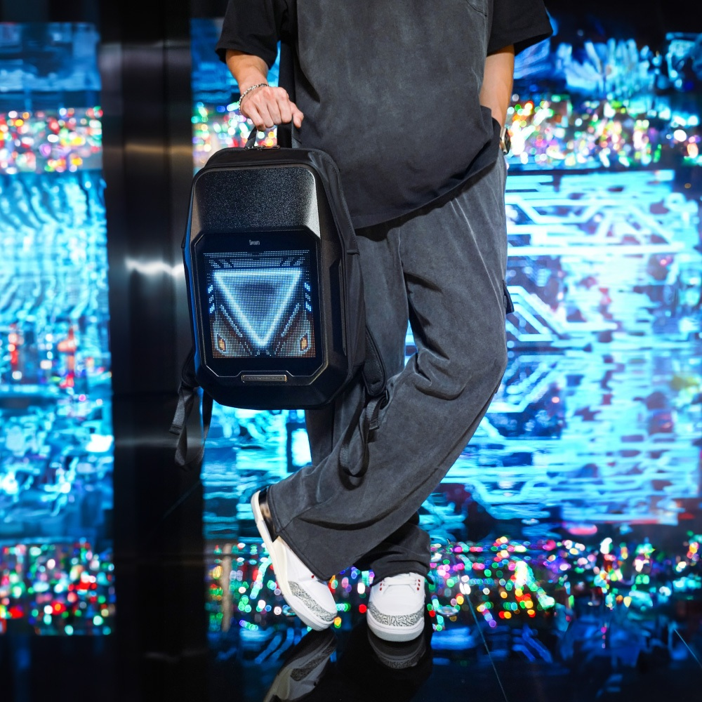 Balo Divoom Cyberbag màn hình LED Pixel Art