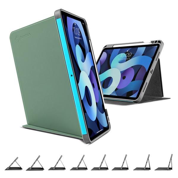 BAO DA TOMTOC (USA) TỪ TÍNH ĐA GÓC SMART-TRI HỖ TRỢ SẠC KHÔNG DÂY APPLE PENCIL FOR IPAD 10.9 INCH IPAD 10.9