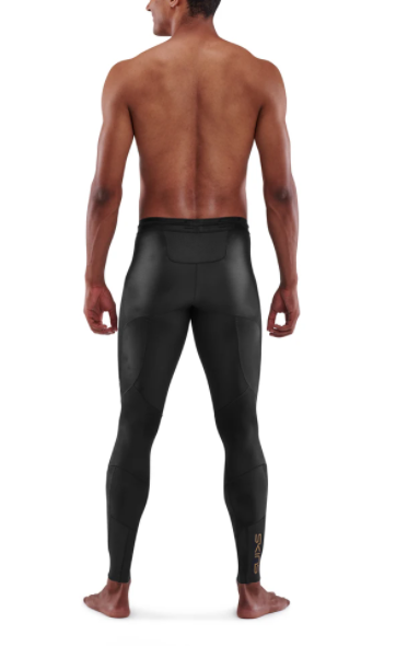Skins: Quần bó cơ chạy bộ Compression Long Tights 5-Series - Black