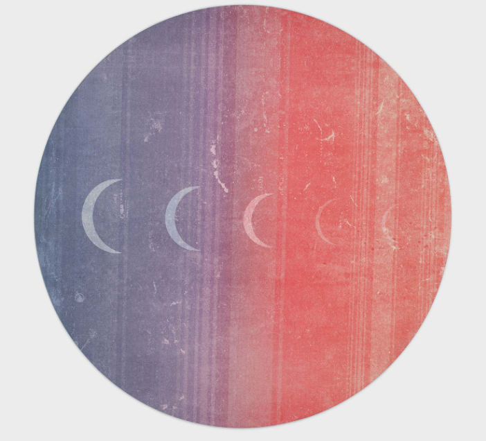 Thảm tập yoga Manduka equa eko Round Yoga Mat 3mm - Luna Sunrise
