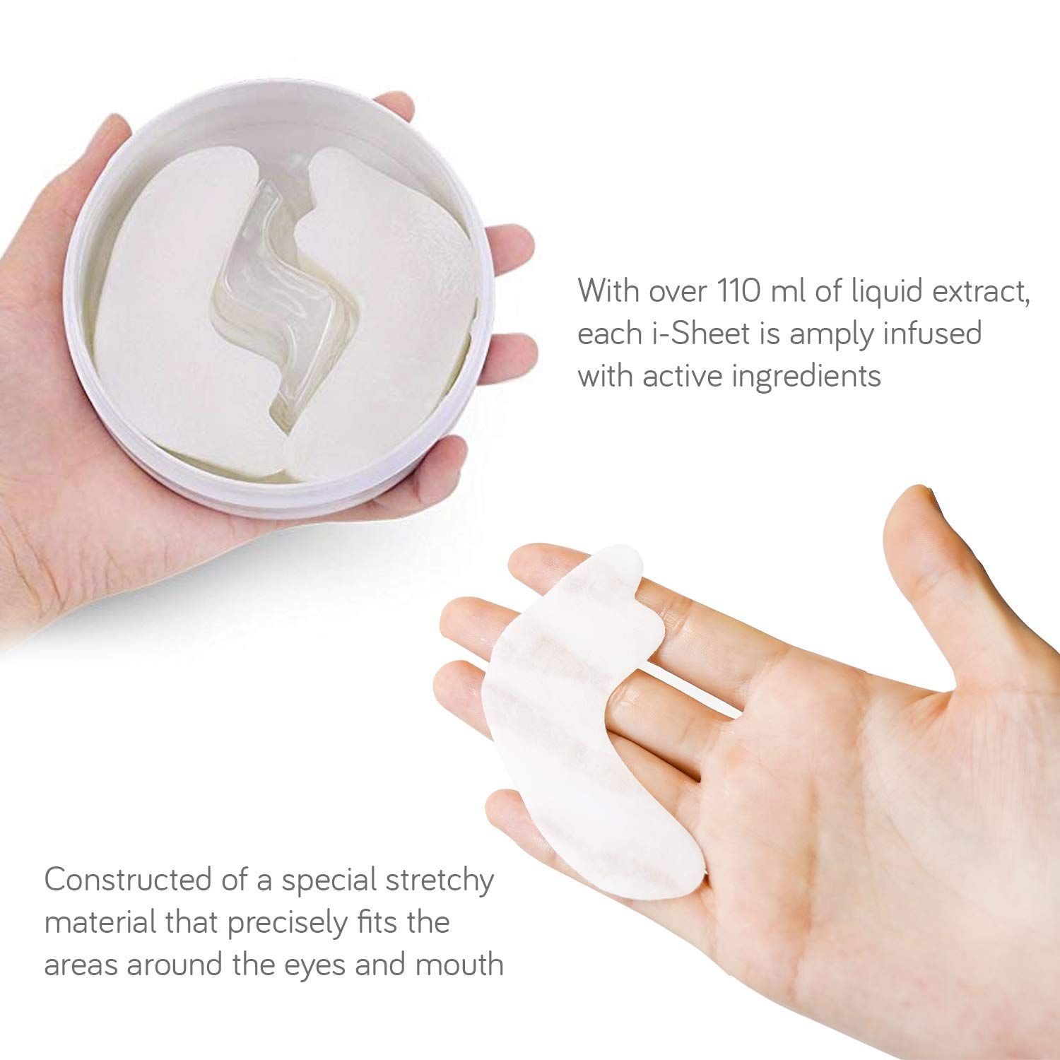 Mặt nạ dưỡng ẩm chống lão hóa dành cho mắt UMB Stretch iSheet( 60 miếng)