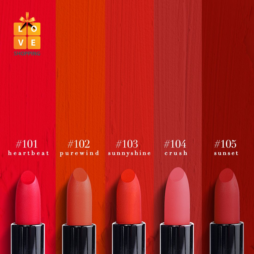 Crush #104 - Son môi YURIKA Matte màu hồng đất