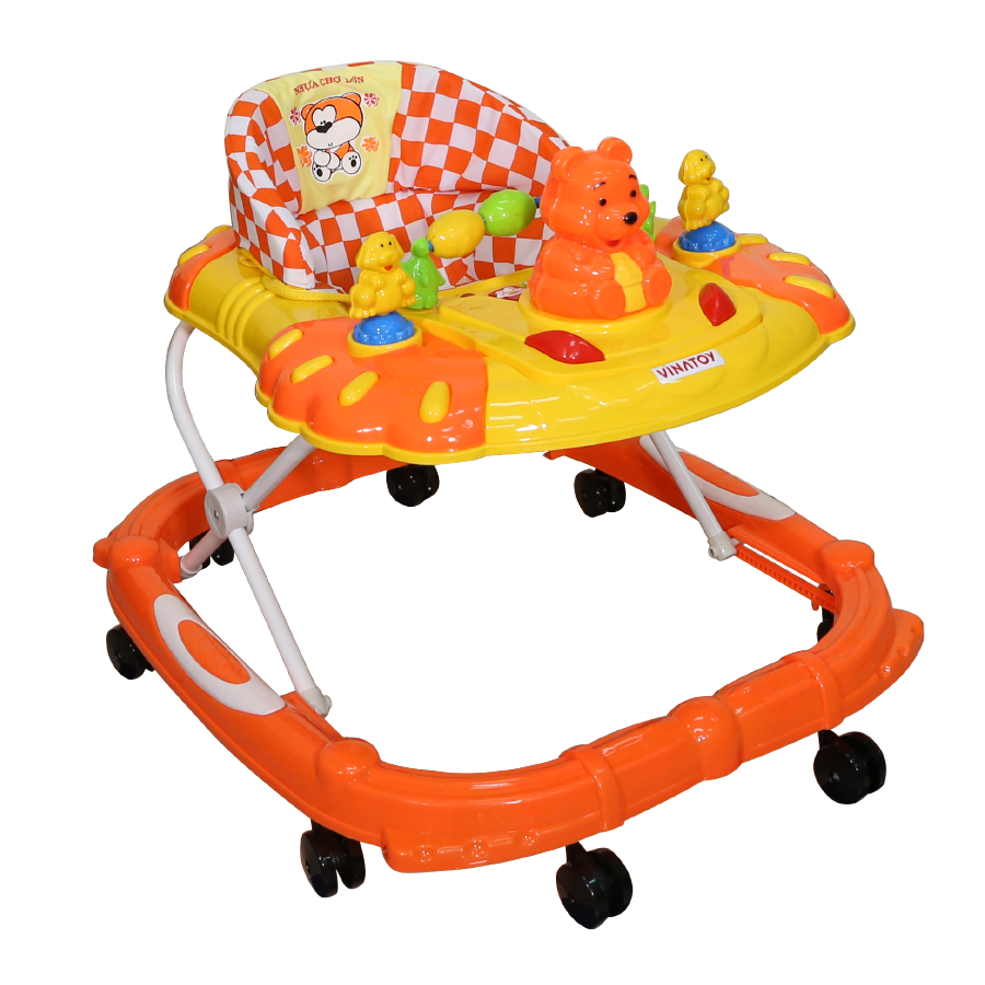 Xe Tập Đi Nhựa Chợ Lớn L4 Gấu Pooh - M1531-XTĐ