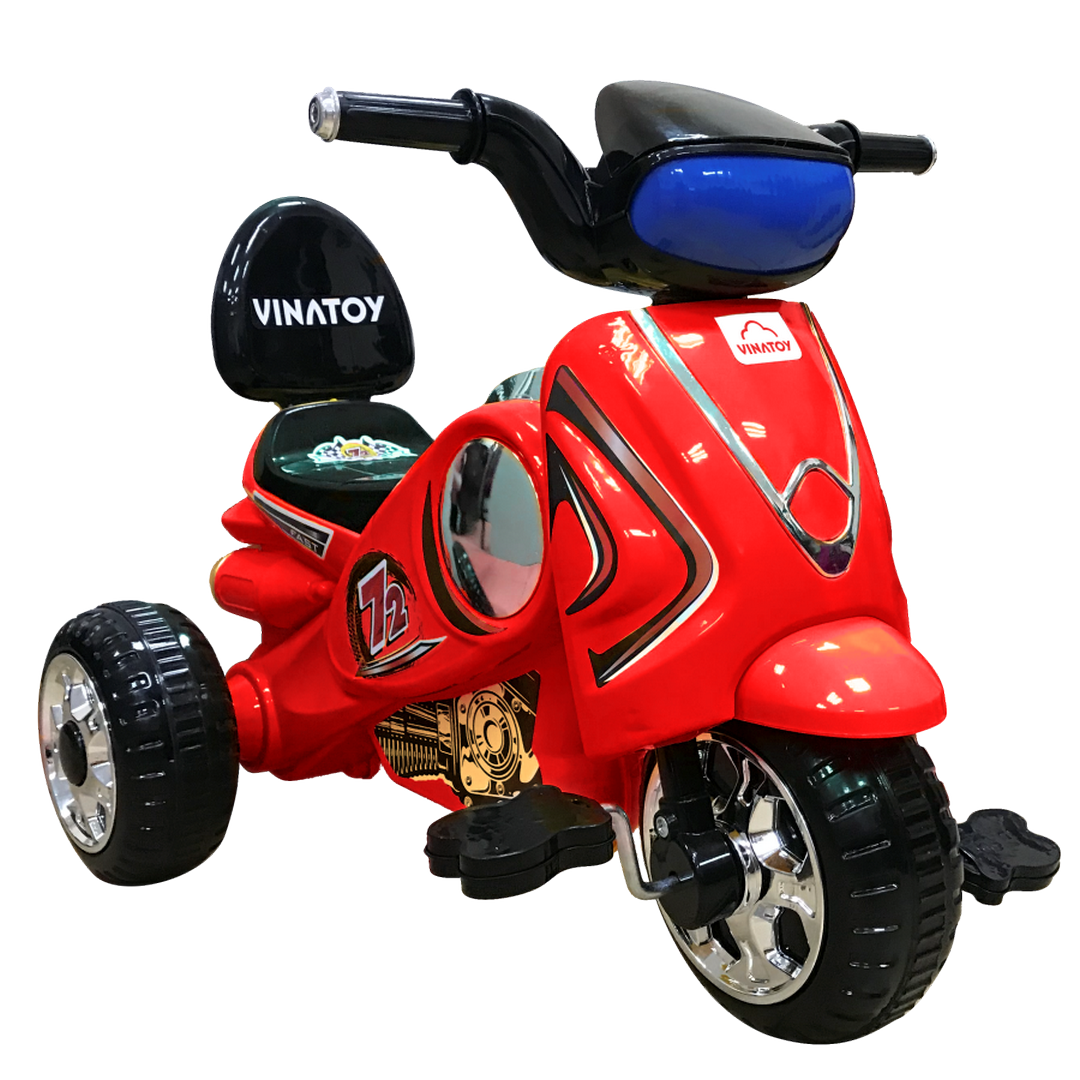 Xe 3 Bánh Nhựa Chợ Lớn Vespa 72 - M1789B-X3B