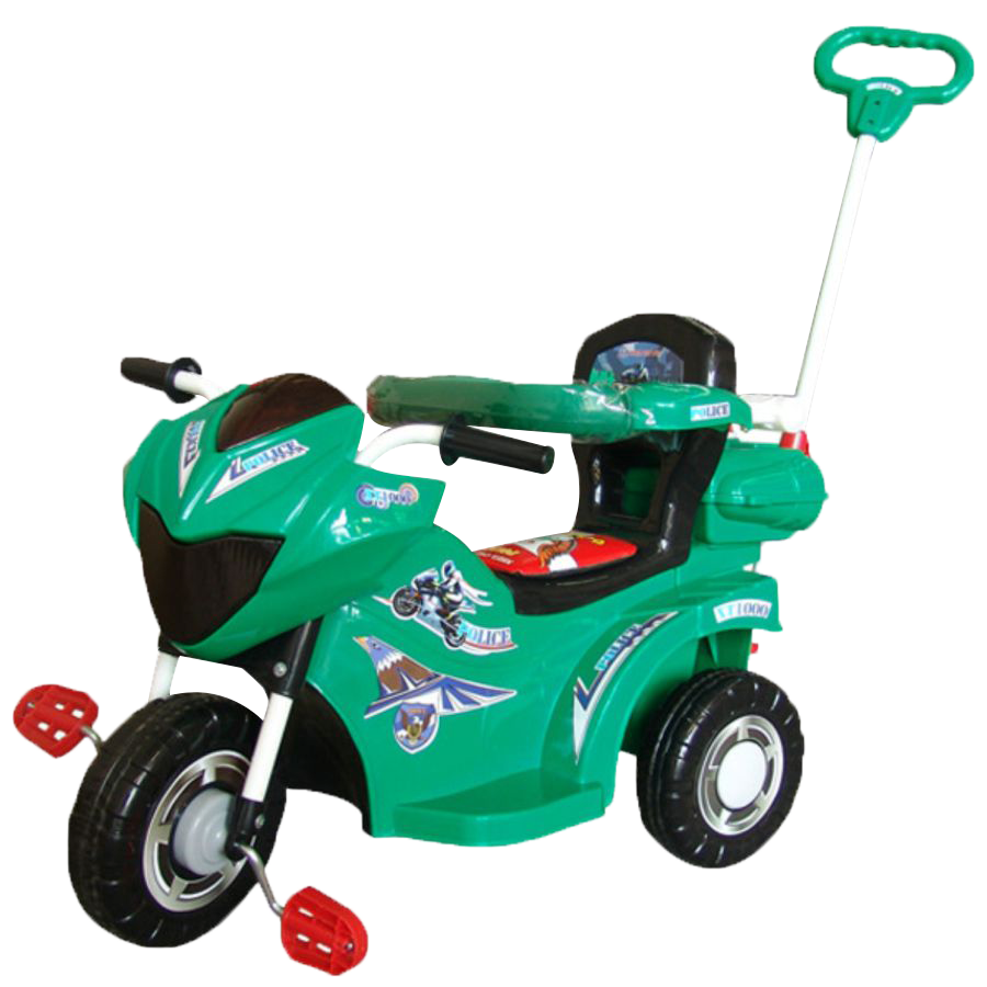 Xe 3 Bánh Nhựa Chợ Lớn L9 Police K1 ĐKBH - M1378-X3B