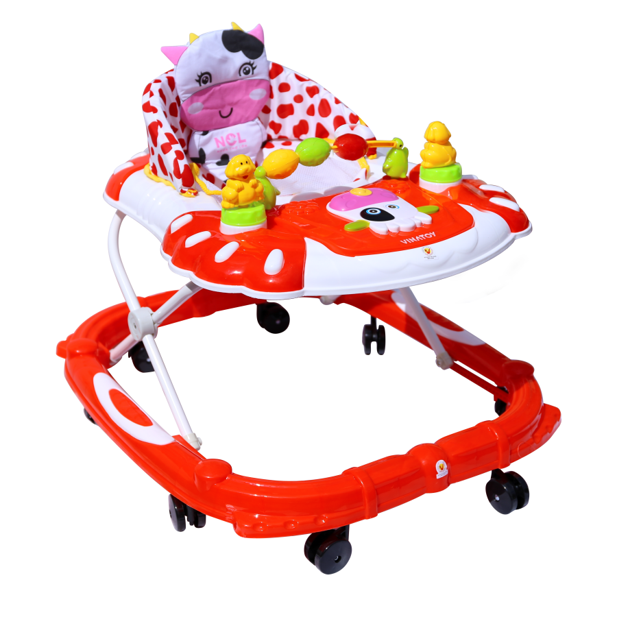 Xe Tập Đi Nhựa Chợ Lớn L4 Chú Bò Con - M1772-XTĐ