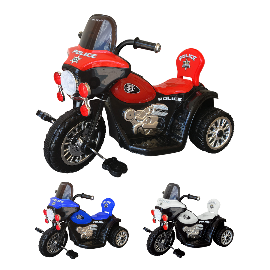 Xe 3 Bánh Nhựa Chợ Lớn Motor Police One - M1724-X3B
