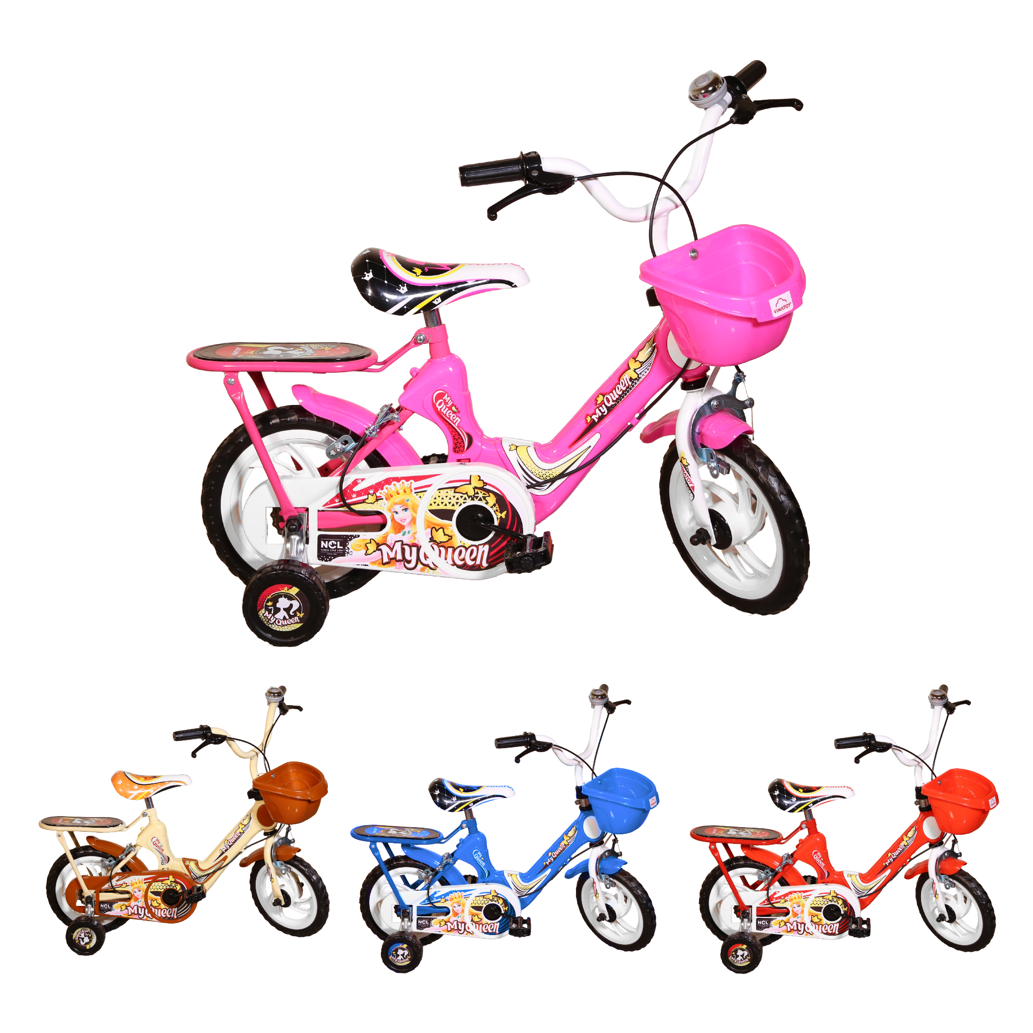 Xe Đạp Trẻ Em Nhựa Chợ Lớn 14 inch K117