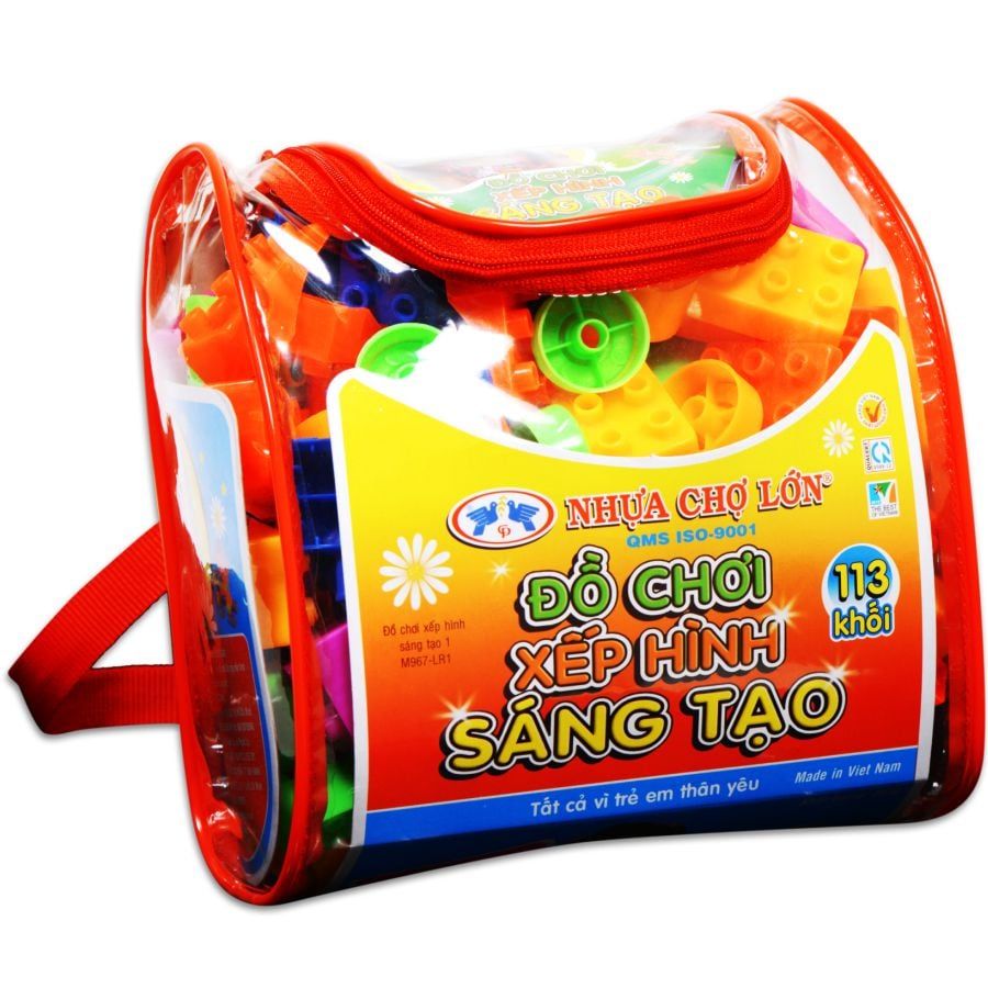 Đồ Chơi Xếp Hình Sáng Tạo Nhựa Chợ Lớn 01 - M967-LR