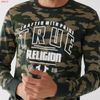 Áo Thun Tay Dài Xanh Lính True Religion  - New - 106172 - TA02