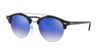 RAY-BAN RB4346 CLUBROUND DOUBLE BRIDGE