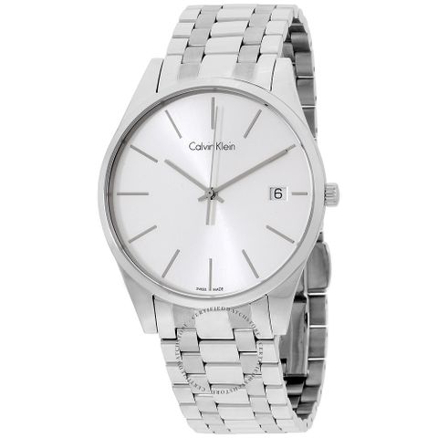 Time Quartz Silver Dial Men's Watch K4N21146