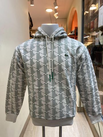 Áo Hoodie Kem Họa Tiết Xanh Lá Lacoste - New - SH2753 51 PT2 - PB04