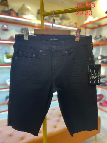 Quần Short Jean Đen True Religion - 105183 - TD03