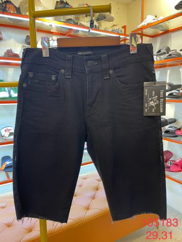 Quần Short Jean Xanh Đen True Religion - 105183 - TD03