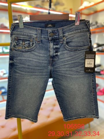 Quần short jean xanh True Religion - 106598 - TD01