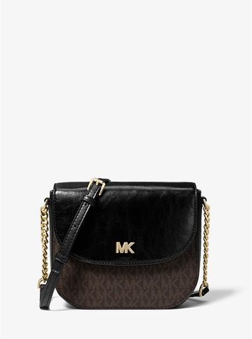 Mott Logo and Leather Dome Crossbody Bag 32H8GF5C0B