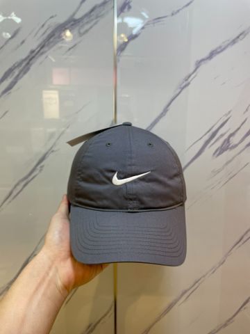Nón Nike Xám Logo Trắng - New - FB6449021