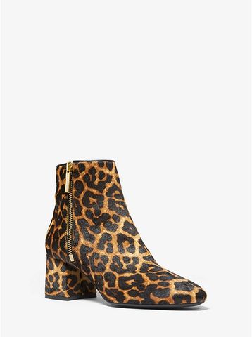 Alane Leopard Calf Hair Ankle Boot 40F9ALME6H