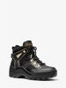 Brooke Metallic Leather and Scuba Boot 40F9BKFE3L