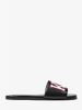 Delphine Kors Varsity Calf Leather Slide Sandal 46F8DEFP2L