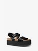 Elsie Calf Leather Flatform Sandal 46R9ELMA1L
