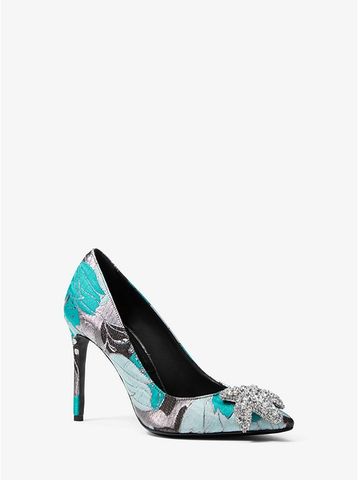 Gretel Embellished Floral Brocade Pump 46R9GRHP1D