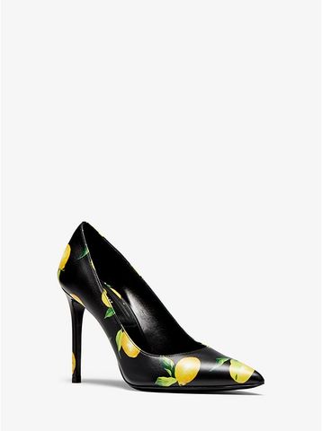 Gretel Lemon Leather Pump 46S0GRHP2W