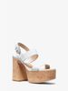 Blaire Leather and Cork Platform Sandal 46S9BLMA1L