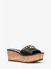 Elsa Leather and Cork Platform Sandal 49T9ESFS2L