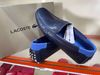 Giày Lười Đen Gót Xanh Lacoste - New - 745CMA0032J18