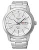 5 Automatic White Dial Men's Watch SNKM83K1