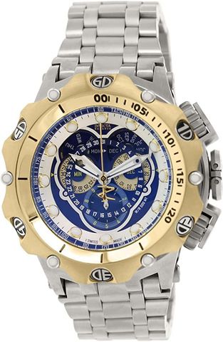 Venom Chronograph Blue Dial Stainless Steel Men's Watch 16808