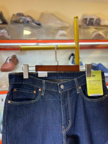 Quần Jean Dài Xanh Đậm Chỉ Vàng Levi's - New - S114621 ADAE