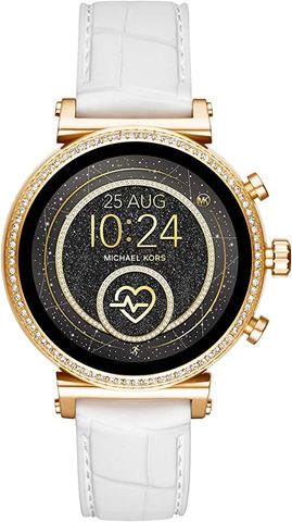 Access Gen 4 Sofie Rose Gold-tone and Embossed Silicone Smartwatch MKT5067