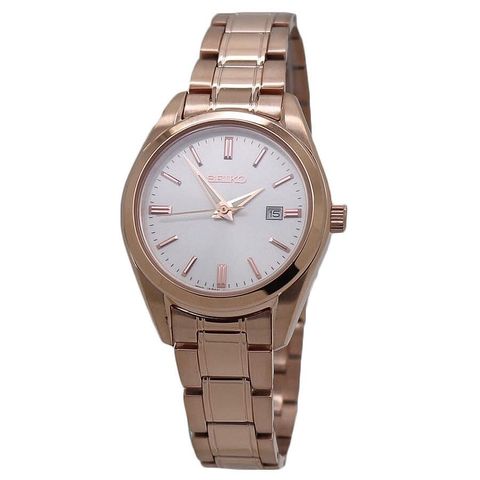 Classic Quartz White Dial Rose Gold-tone Ladies Watch SUR630P1